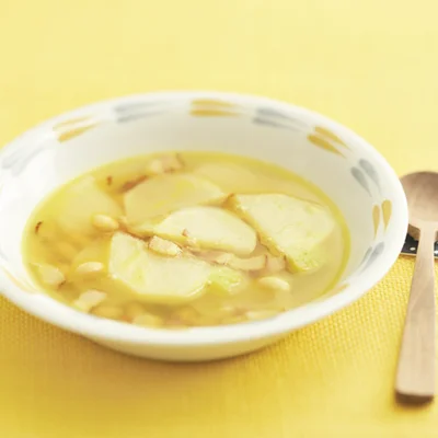 かぶとベーコンのカレースープ