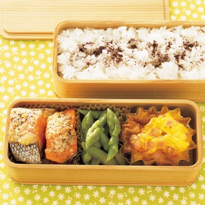 鮭のチーズ焼き弁当