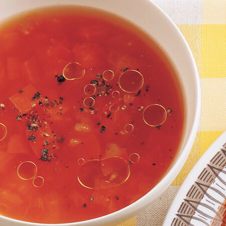 フレッシュトマトのスープ Byきじまりゅうたさんの料理レシピ プロのレシピならレタスクラブ