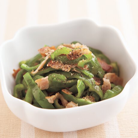 ピーマンのベーコン炒め By伊藤晶子さんの料理レシピ プロのレシピならレタスクラブ