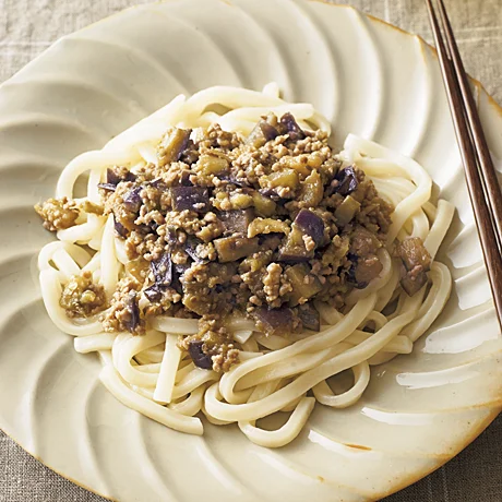 肉しょうがみそのっけうどん