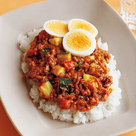 野菜たっぷりキーマカレー