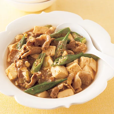 「みそ風味の肉豆腐」の太らない献立