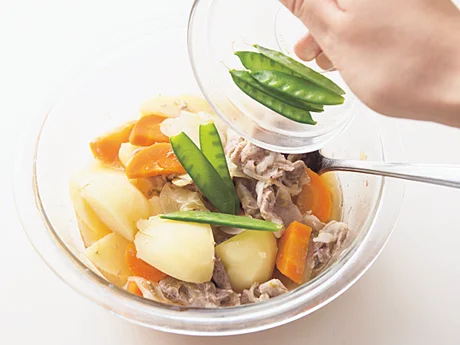 電子レンジで2回加熱する