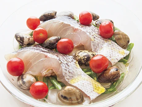 耐熱皿に材料を入れる