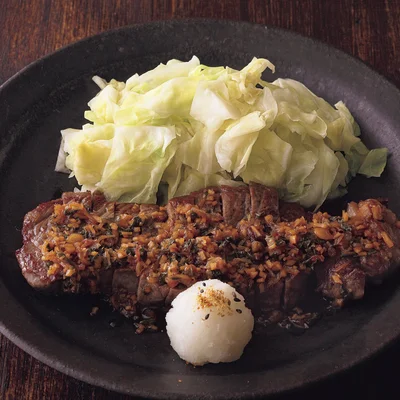 牛肉ステーキ 和風ソース