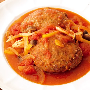 トマト煮込みハンバーグ