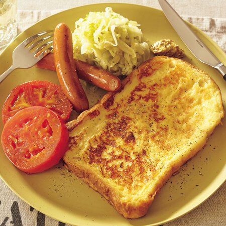 おかずフレンチトースト ザワークラウト添え By堤人美さんの料理レシピ プロのレシピならレタスクラブ