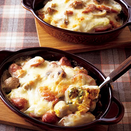 かぼちゃとソーセージのグラタン By石原洋子さんの料理レシピ プロのレシピならレタスクラブ