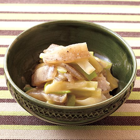 こんにゃくのからしみそ By石原洋子さんの料理レシピ プロのレシピならレタスクラブ