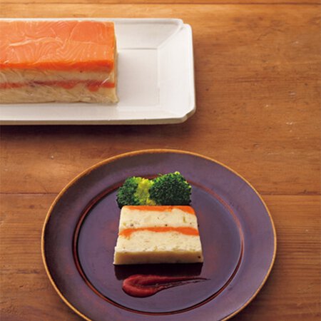 サーモンのテリーヌ風 By笠原将弘さんの料理レシピ プロのレシピならレタスクラブ