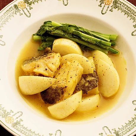 たらとかぶのカレースープ煮