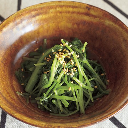 三つ葉と春菊のおひたし Byコウケンテツさんの料理レシピ プロのレシピならレタスクラブ