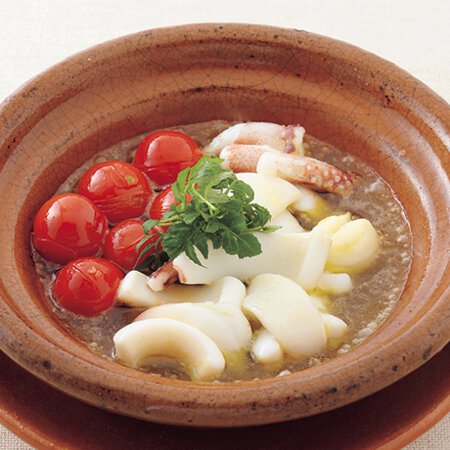 いかの半生アヒージョ By大原千鶴さんの料理レシピ プロのレシピならレタスクラブ