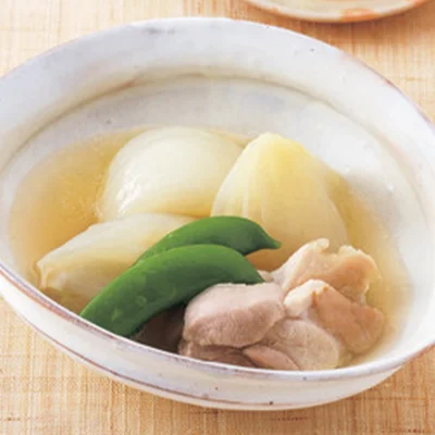 とり肉と春野菜の炊いたん