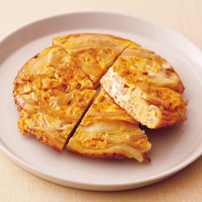 もやしスパニッシュオムレツ