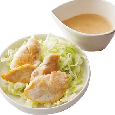 ささ身焼きごまだれ