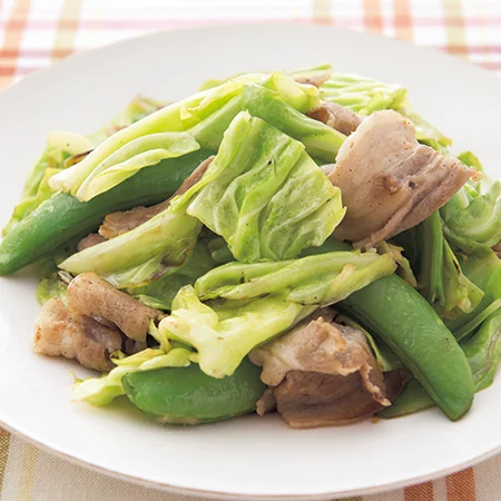 豚肉と春キャベツのシャキシャキ炒め