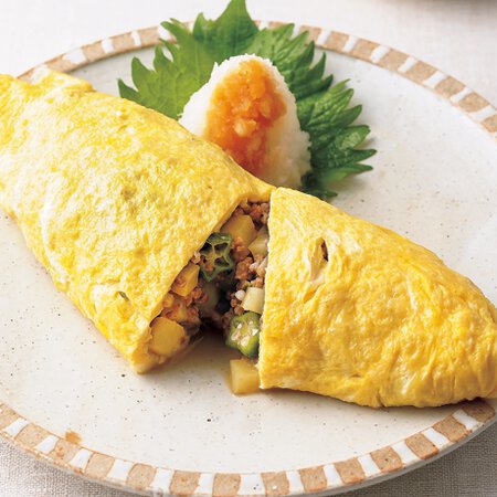 和風ミートオムレツ By落合貴子さんの料理レシピ プロのレシピならレタスクラブ