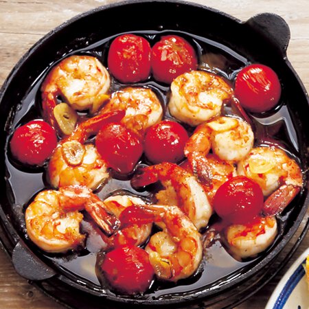 えびのアヒージョ By重信初江さんの料理レシピ プロのレシピならレタスクラブ