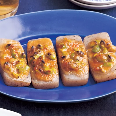 こんにゃくのだだちゃ豆みそ田楽