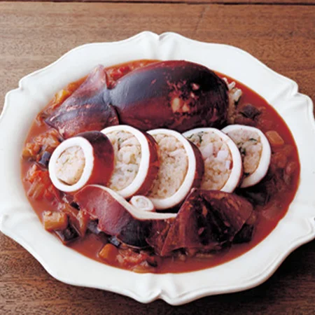 夏のいか飯
