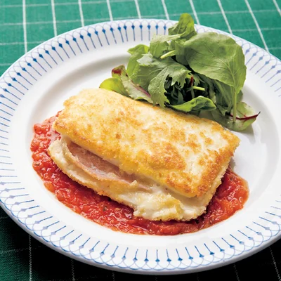 「豆腐ハムチーズカツ」の太らない献立