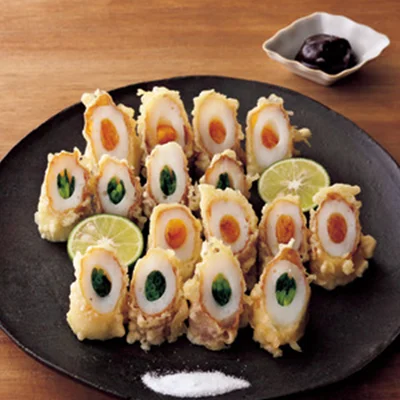 秋のごちそうちくわ天