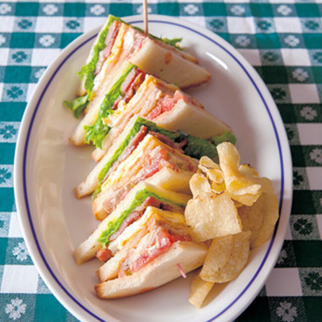 太鼓腹ターキークラブサンドイッチのレシピ