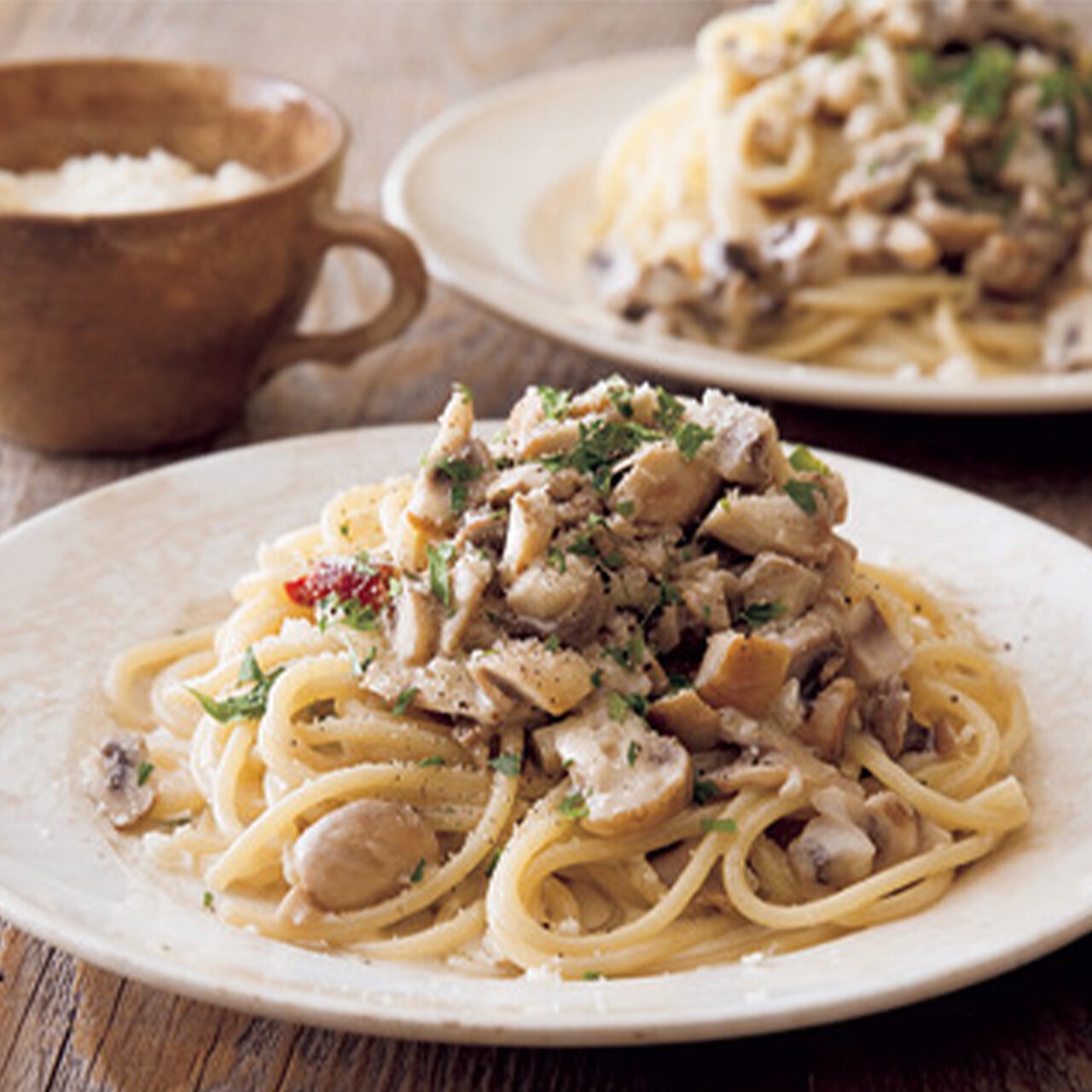 クリーム系パスタ スパゲッティのレシピ プロのレシピならレタスクラブ