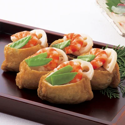 華やかいなりずし