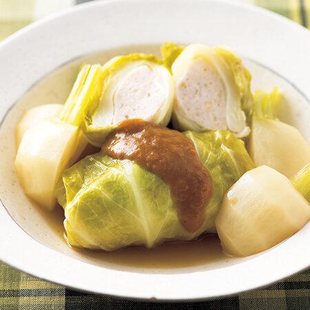 和風ロールキャベツ Byみないきぬこさんの料理レシピ プロのレシピならレタスクラブ