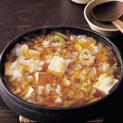 みぞれ湯豆腐