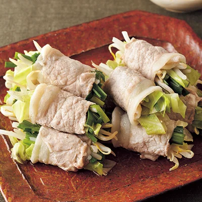 巻きしゃぶ焼き