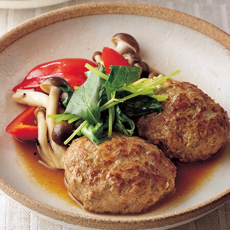 和風煮込みハンバーグ By伊藤朗子さんの料理レシピ プロのレシピならレタスクラブ