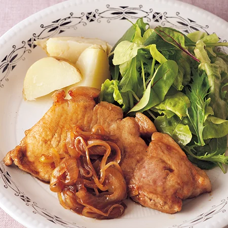 豚肉のウスター風味ソテー