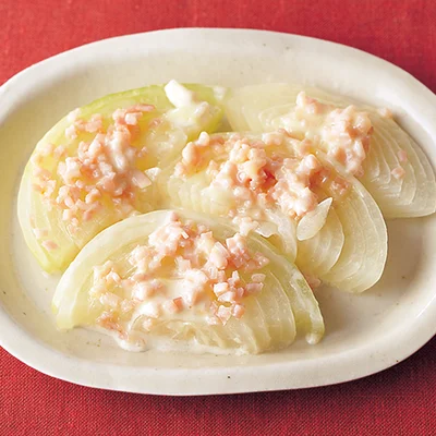 玉ねぎのレンジチーズ蒸し