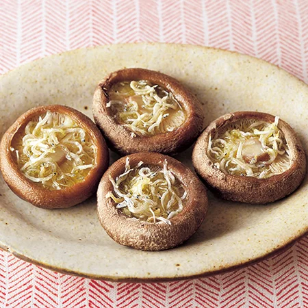 しいたけのにんにく焼き