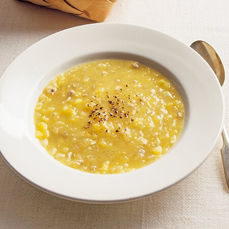 さつまいもとマッシュルームのポタージュ Byワタナベマキさんの料理レシピ プロのレシピならレタスクラブ