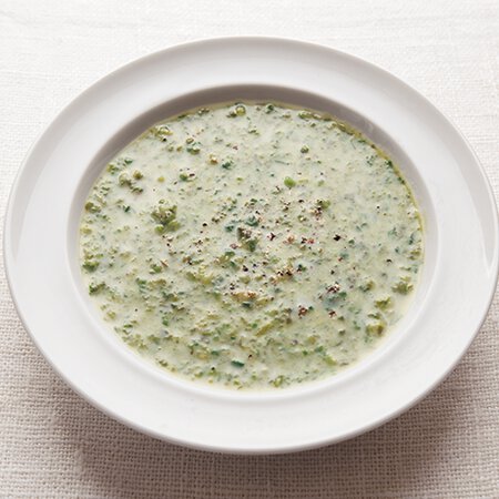 ほうれん草の豆乳みそポタージュ Byワタナベマキさんの料理レシピ プロのレシピならレタスクラブ