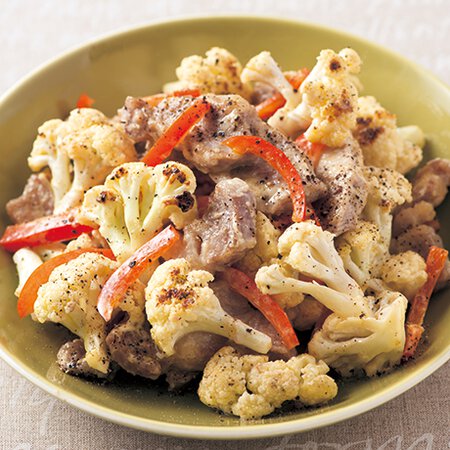 豚肉とカリフラワーのにんにくマヨ炒め By下条美緒さんの料理レシピ プロのレシピならレタスクラブ 豚肉とカリフラワーのにんにくマヨ炒め By下条美緒さんの料理レシピ プロのレシピならレタスクラブ