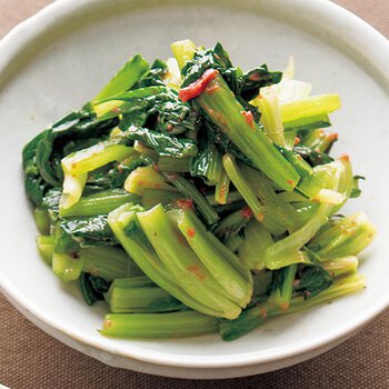 小松菜のおひたしの人気レシピランキング プロのレシピならレタスクラブ