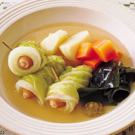 ロール白菜の和風ポトフ By牛尾理恵さんの料理レシピ プロのレシピならレタスクラブ