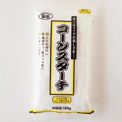 コーンスターチで手軽にさくさくの食感。