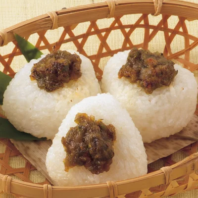 ふきみそのプチ焼きおにぎり