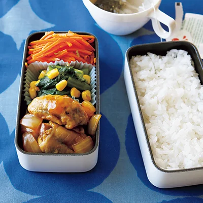 肉巻き酢豚弁当