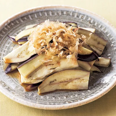 レンジ蒸しなす
