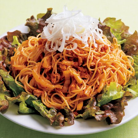 キムチサラスパ Byきじまりゅうたさんの料理レシピ プロのレシピならレタスクラブ