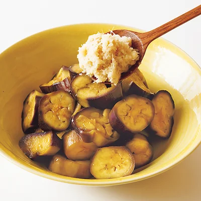 レンジ蒸しなす（２）