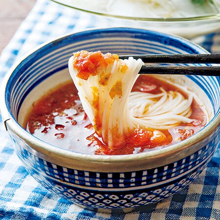 トマトそうめん By枝元なほみさんの料理レシピ プロのレシピならレタスクラブ